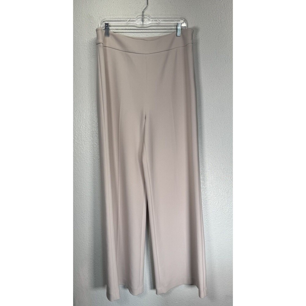 Marciano Los Angeles Cream Beige Wide Leg High Rise Casual Dress Pants Sz Large